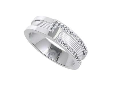 Wedding Band Ring For Women STL  ready For 3D Printing -CC82F
