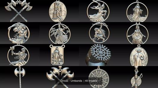 Orixas - Umbanda  3D Model Collection