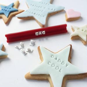Cookie Stamp  Alphabet number and symbols