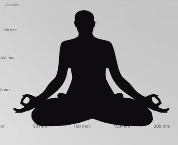 Wandtattoo Yoga