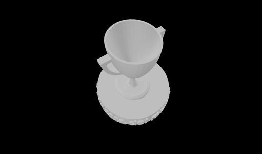 italian trophy for girlfriend.  trofeo con scritte in italiano per la propria fidanzata