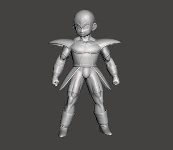 Krillin (Saiyan Armor) 3D Model