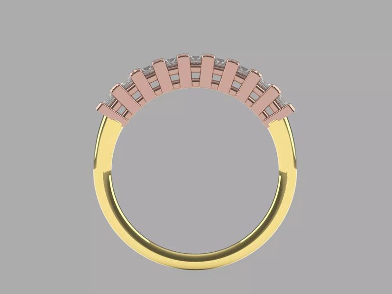 Women rings multi stone