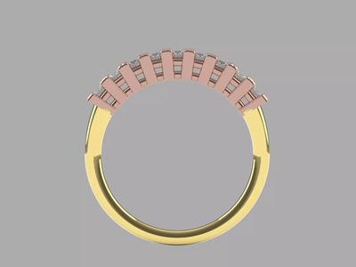 Women rings multi stone