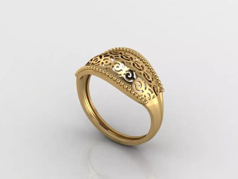 Women Plain Ring Ready STL 3DM Models Womens Rings 3D models