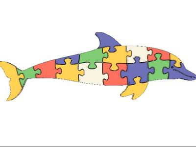 Puzzle delfin
