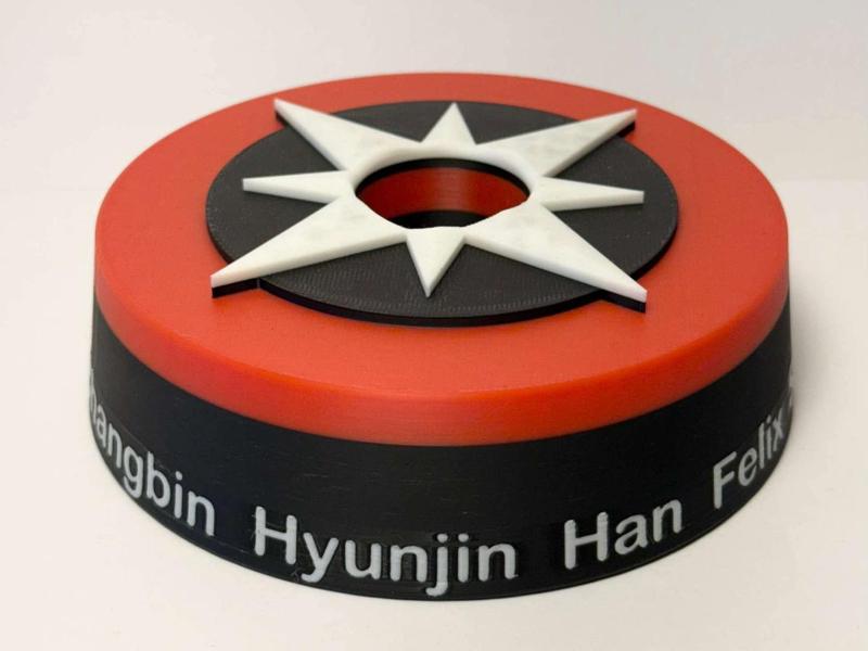 Stray kids light stick stand & names