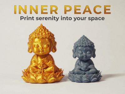 Baby Buddha on Lotus – Peaceful Idol