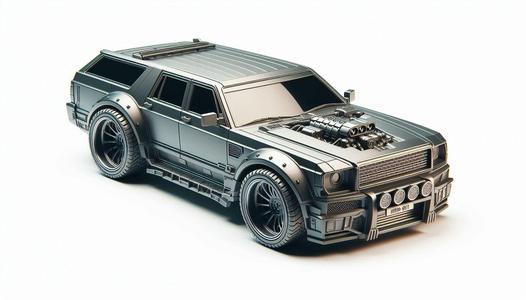 New Modern Truck Showpiece 3D Print Model Decor Piece