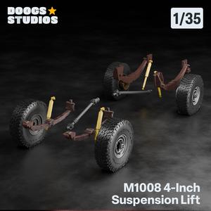 1/35 4" Suspension Lift for AK M1008 GM Pickup Kits