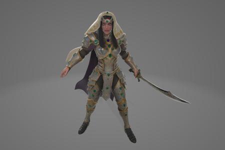 Velora the Sovereign Blade – Armored Warrior Figure