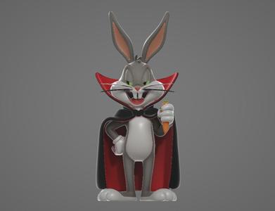 Vampire Bugs Bunny Statue