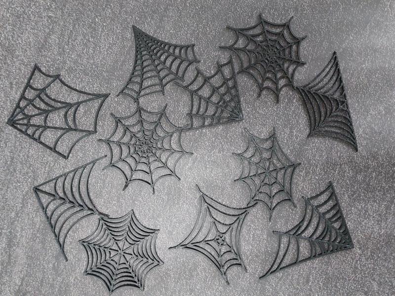 Spiderweb set halloween - Scalable!