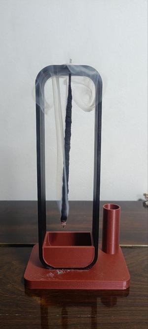Vertical incense burner holder (incense)