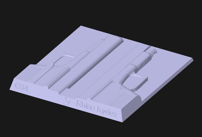 Glock G34 Kydex Plate