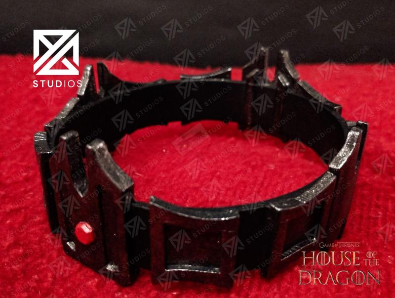 CROWN OF AEGON Targaryen and Aegon the Conqueror House of Dragon - Game of Thrones TV Show | CROWN OF ICE AND FIRE