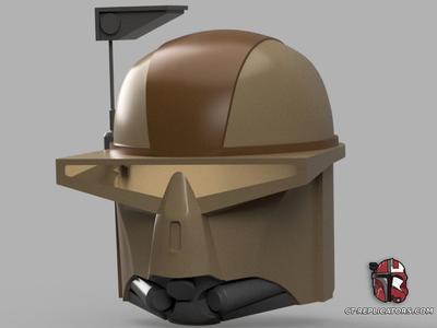 Obi-wan Kenobi Mcquarrie Bounty Hunter Helmet TCW Animated 1:1 Cosplay Replica Star Wars