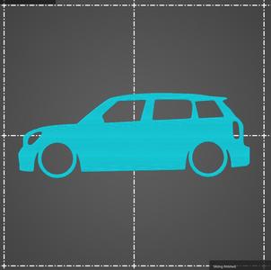 Mini Countryman 1st gen R60 2010-2016 silhouette key