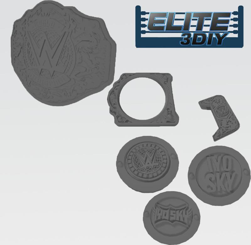 WWE Women World Heavyweight Championship 2023 Plates