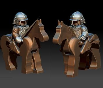 English ironside (middle 17 cent. cuirassier)  custom set for minifigures