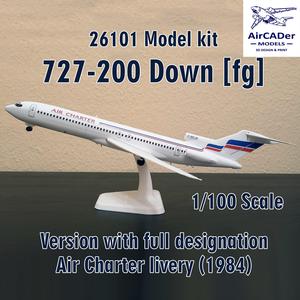 26101 Model kit 727-200 Down [fg]  scale 1/100