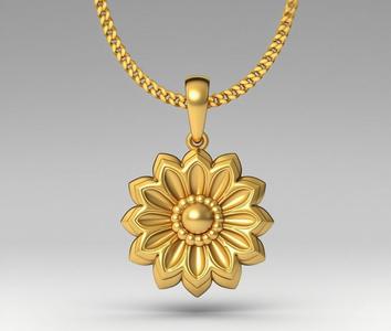 gold pendant charm
