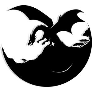 wyvern flying over a moon-shaped battlefield 7 - 2D/3D Wall Art STL+SVG For CNC Router, Plasma, Waterjet, Laser & 3D Printer