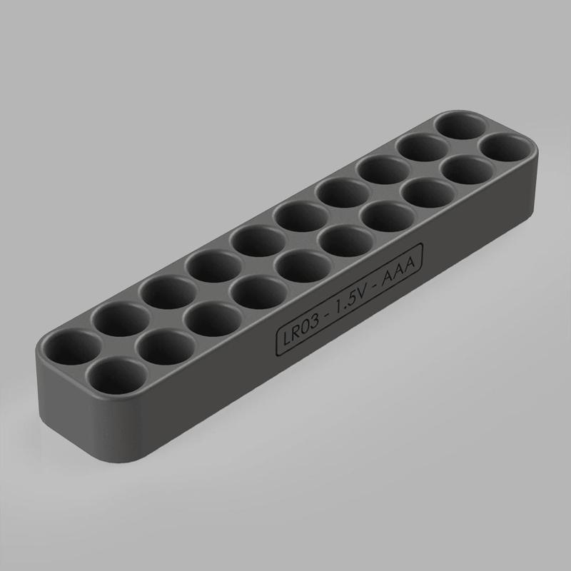 AAA - LR03 - 20 Batteries storage
