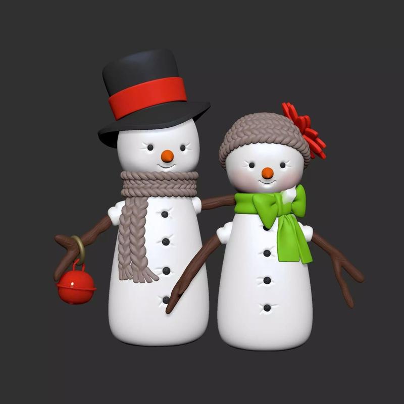 Snow boy  snow girl - Christmas Ver 1