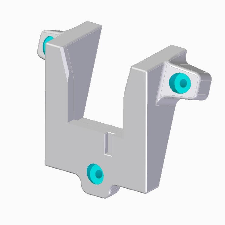 Milwaukee battery wall bracket 20° angled