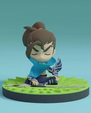 Yasuo Chibi League of Legends Fanart