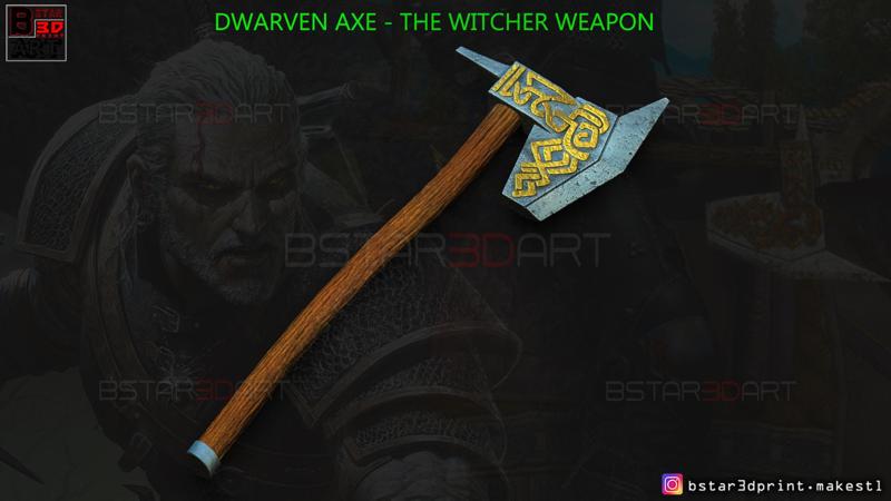 Dwarven Axe - The Witcher Weapon Cosplay