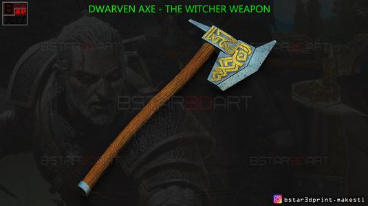 Dwarven Axe - The Witcher Weapon Cosplay