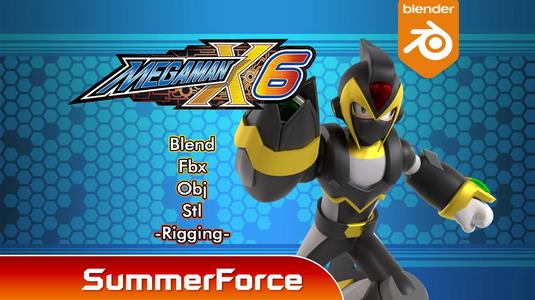 Megaman Shadow Armor - Mega Man X6