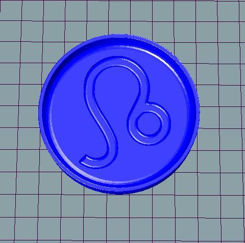 TABLET ZODIAC LEO 7CM