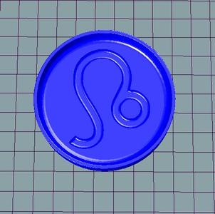 TABLET ZODIAC LEO 7CM