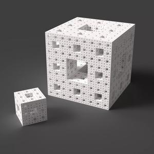 Menger Sponge Fractal Blocks
