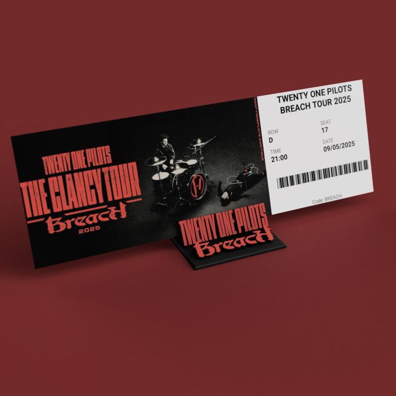 Twenty One Pilots Breach Ticket Holder