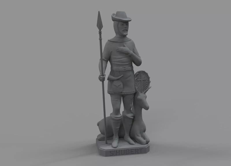 Christian Saint - Saint Hubert - patron - saint of hunters