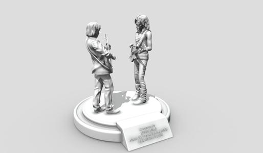 Steve Vai vs Ralph Macchio 3D printing