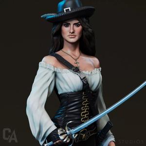 Angelica Teach - Pirates of the Caribbean 3D Print