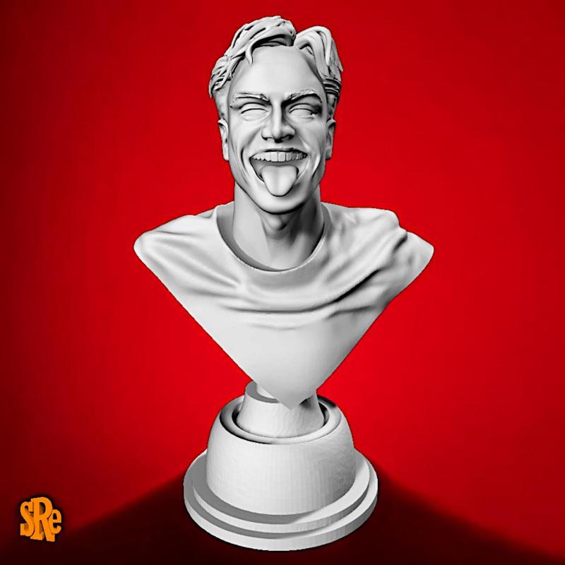 Bust Kenan Yildiz Tongue Stick Out Celebration - Forward Turkey