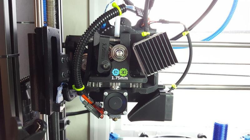 Extruder Upgrade for 1.75mm E3D-v6 on LulzBot TAZ 4.1