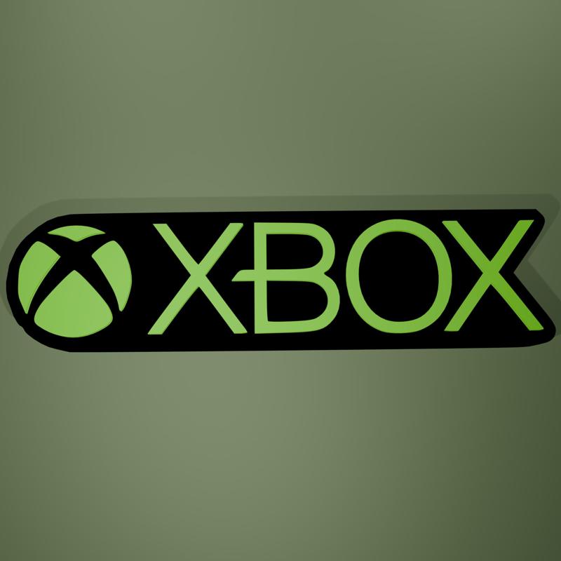 Xbox logo in two colors - Gamer Decoration