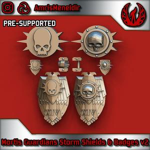 Mortis Guardians Storm Shields and Badges v2