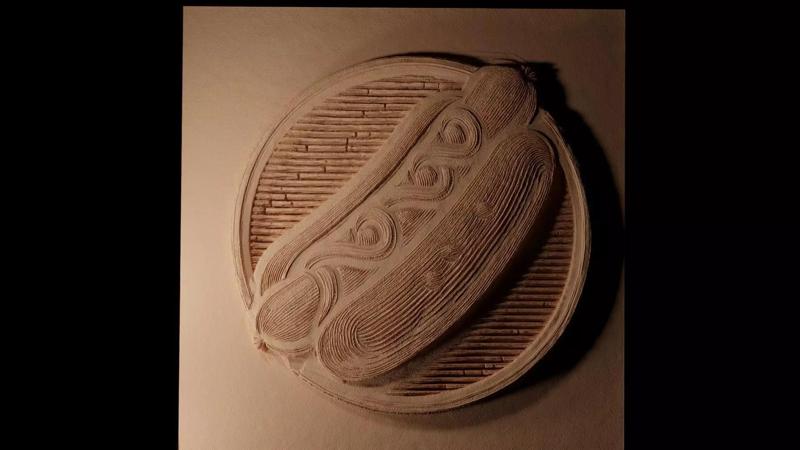 Hot Dogs CNC 3d Print High Relief Sand Casting