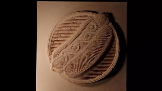 Hot Dogs CNC 3d Print High Relief Sand Casting