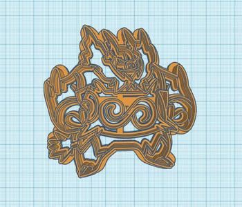 Pokemon: Emboar Cookie Cutter