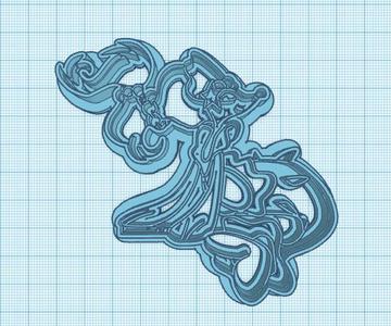 Pokemon: Primarina Cookie Cutter