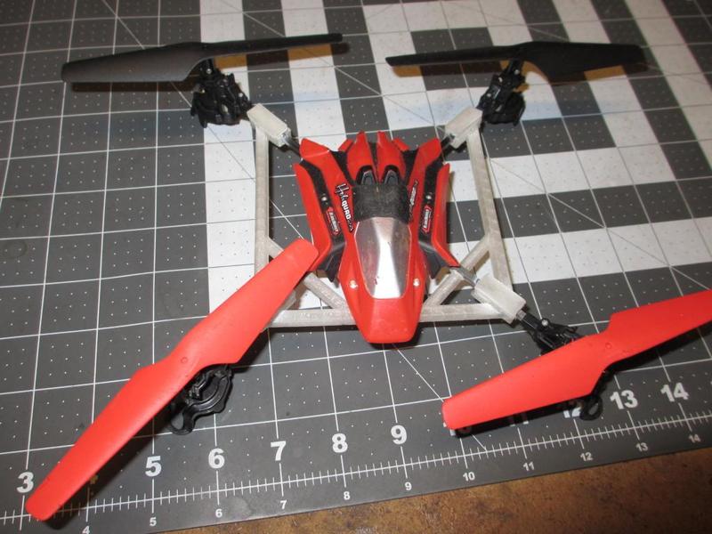 Heliquad 2.4 Quadcopter Drone arm brace